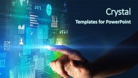  Presentation with blur beam column slab - Slide set enhanced with surrounded by blue and green background and a  colored foreground
