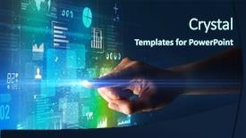  Presentation with blur beam column slab - Colorful presentation enhanced with surrounded by blue and green backdrop and a  colored foreground