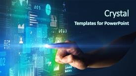  Presentation with light green - PPT layouts having surrounded by blue and green background and a  colored foreground