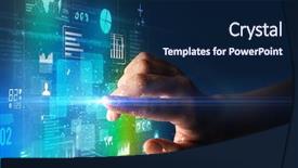  Presentation with light green - PPT layouts enhanced with surrounded by blue and green background and a  colored foreground