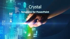  Presentation with light green - Audience pleasing theme consisting of surrounded by blue and green backdrop and a  colored foreground