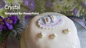  Presentation with colorful celebration - Amazing PPT layouts having surrounded by mixed colorful flowers backdrop and a tawny brown colored foreground