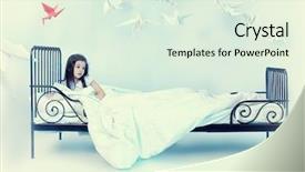  Presentation with birds of prey - PPT layouts consisting of surrounded by paper birds dream background and a  colored foreground