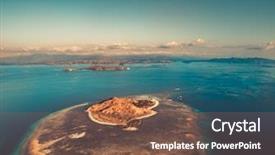  Presentation with world heritage - Beautiful presentation featuring surrounded by the ocean indonesia backdrop and a tawny brown colored foreground