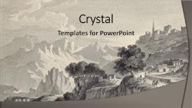  Presentation with view of the process - PPT theme consisting of surroundings near enna sicily create background and a soft green colored foreground