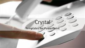  Presentation with number 1 - Colorful presentation theme enhanced with survey phone - finger pressing number button backdrop and a light gray colored foreground