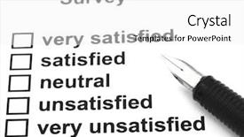  Presentation with questionnaire - PPT layouts enhanced with survey questionnaire and pen background and a white colored foreground