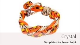  Presentation with survival - Audience pleasing presentation theme consisting of survival-bracelet-made-from-colorful backdrop and a lemonade colored foreground