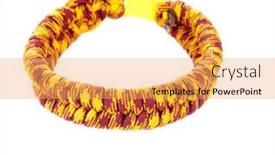  Presentation with survival - Amazing slides having survival-bracelet-made-from-colorful backdrop and a yellow colored foreground