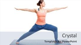  Presentation with surya - Amazing presentation having surya - woman doing ashtanga vinyasa yoga backdrop and a light blue colored foreground