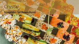  Presentation with sushi - 