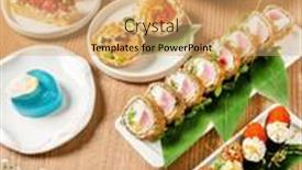  Presentation with sushi - 