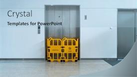  Presentation with lift - Presentation theme featuring suspend-to-use background and a light blue colored foreground