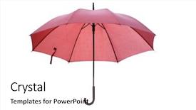  Presentation with neural streets - Theme with suspenders - suspended umbrellas on streets background and a  colored foreground