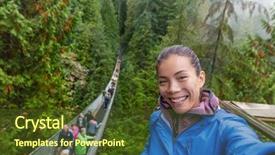  Presentation with british columbia canada - Presentation theme featuring suspense - canada travel tourist woman taking background and a tawny brown colored foreground