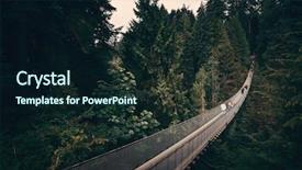  Presentation with vancouver - PPT theme having suspense - capilano suspension bridge in vancouver background and a wine colored foreground