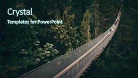  Presentation with vancouver - Cool new presentation design with suspense - capilano suspension bridge in vancouver backdrop and a wine colored foreground