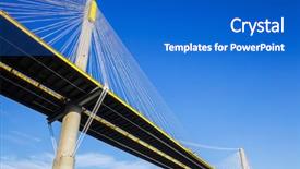  Presentation with suspension bridge - Beautiful slide deck featuring you re hired recruitment job backdrop and a light gray colored foreground
