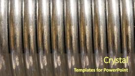  Presentation with extreme - Beautiful theme featuring suspension wire - extreme close up shot backdrop and a tawny brown colored foreground