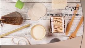  Presentation with food waste - Amazing PPT theme having sustain - zero waste food and other backdrop and a soft green colored foreground