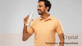  Presentation with eco sustainability - PPT theme consisting of sustainability-consumerism-and-eco-friendly background and a coral colored foreground