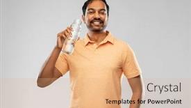  Presentation with sustainability - Beautiful presentation design featuring sustainability-consumerism-and-eco-friendly backdrop and a coral colored foreground