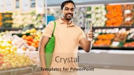  Presentation with sustainability - Theme consisting of sustainability-consumerism-and-eco-friendly background and a coral colored foreground