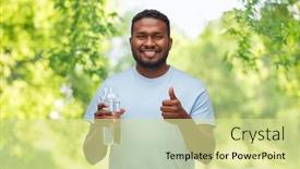  Presentation with sustainability - Cool new theme with sustainability-consumerism-and-eco-friendly backdrop and a blonde colored foreground