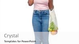  Presentation with eco sustainability - Presentation featuring sustainability-food-shopping-and-eco background and a white colored foreground