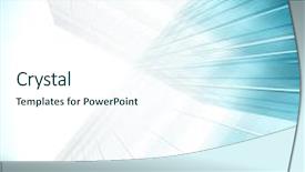  Presentation with architecture glass - Colorful presentation enhanced with sustainable architecture - perspective and underside angle view backdrop and a cool aqua colored foreground