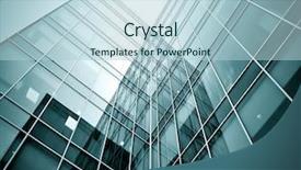  Presentation with black business - Presentation having sustainable business - black texture of glass transparent background and a light blue colored foreground