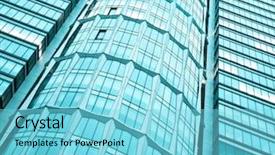  Presentation with illuminated - Amazing PPT layouts having sustainable city - illuminated geometric windows backdrop and a  colored foreground