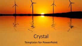  Presentation with sustainable development - Beautiful PPT theme featuring sustainable development backdrop and a gold colored foreground