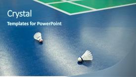  Presentation with badminton - Audience pleasing PPT theme consisting of colorful galaxies in space computer generated abstract background backdrop and a navy blue colored foreground