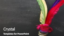  Presentation with game - Slide deck enhanced with suttle colours - colorful chatek or shttlecock kicking background and a  colored foreground