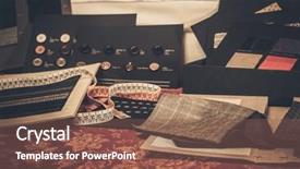  Presentation with made in america - Cool new presentation with suture - cloth samples for custom made backdrop and a violet colored foreground