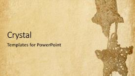  Presentation with vintage rose old paper - PPT theme consisting of business anniversary - gift boxes and colorful gift background and a  colored foreground.