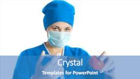  Presentation with suture - Presentation having suture medical - doctor with an injection background and a  colored foreground