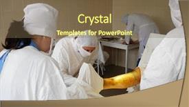  Presentation with suture - Presentation theme enhanced with suture medical - surgeons before operation background and a  colored foreground