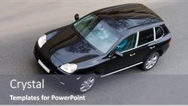  Presentation with suv - Amazing PPT theme having suv-from-cars-series backdrop and a gray colored foreground