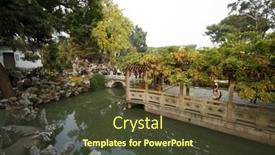  Presentation with pei - Slide set enhanced with suzhou-china-november-23-tourists background and a tawny brown colored foreground