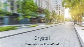  Presentation with china shopping - Theme having suzhou-shopping-street-china background and a light gray colored foreground