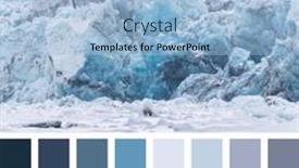  Presentation with ice blue - Theme featuring svalbard-blue-ice-glacier-detail background and a light blue colored foreground