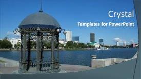  Presentation with administration - PPT layouts having sverdlovsk-region-administration-yekaterinburg background and a teal colored foreground