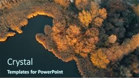  Presentation with swamp - PPT layouts enhanced with swamp-at-sunset-lake background and a wine colored foreground