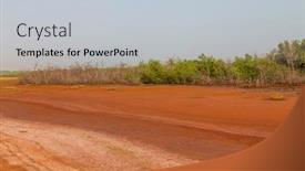  Presentation with summer - Colorful slide deck enhanced with swamps-outside-bissau-in-summer backdrop and a lemonade colored foreground