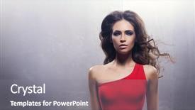  Presentation with iron - PPT layouts with sway - portrait of a young background and a gray colored foreground