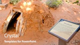  Presentation with hunting lodge - Cool new presentation with sweat lodge backdrop and a coral colored foreground