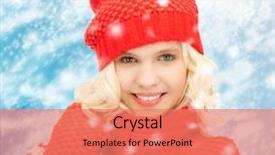  Presentation with diversity students friends happiness concept - Beautiful slide set featuring christmas sweater - winter people happiness concept backdrop and a coral colored foreground