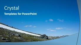  Presentation with scandinavia - Slide deck featuring swedish-lapland-landscape-with-stones background and a gray colored foreground